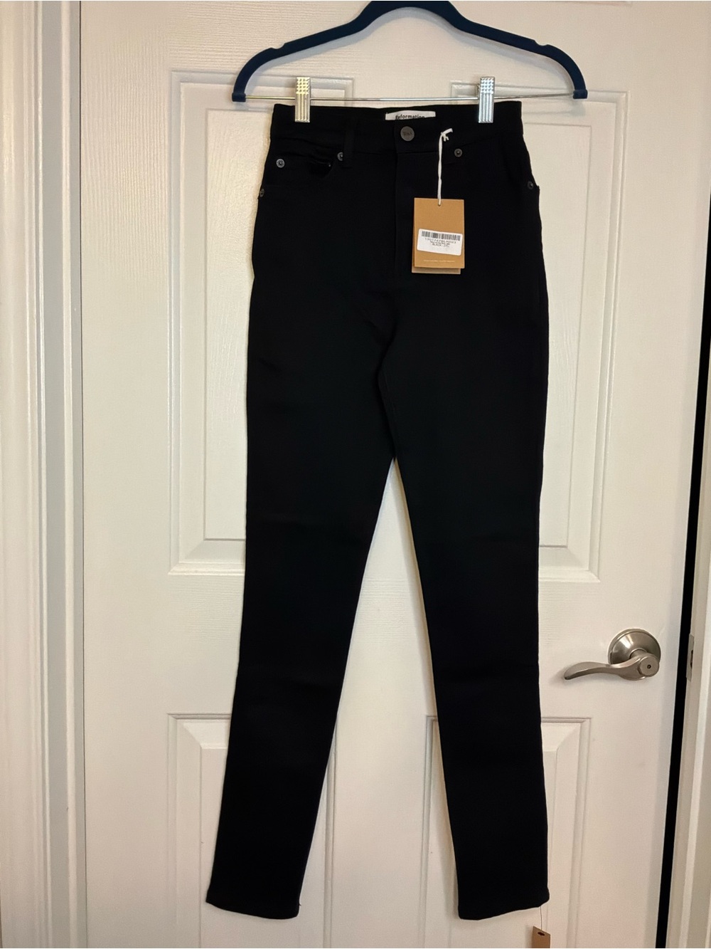 Reformation Black Skinny Jeans - High-Rise Stretch